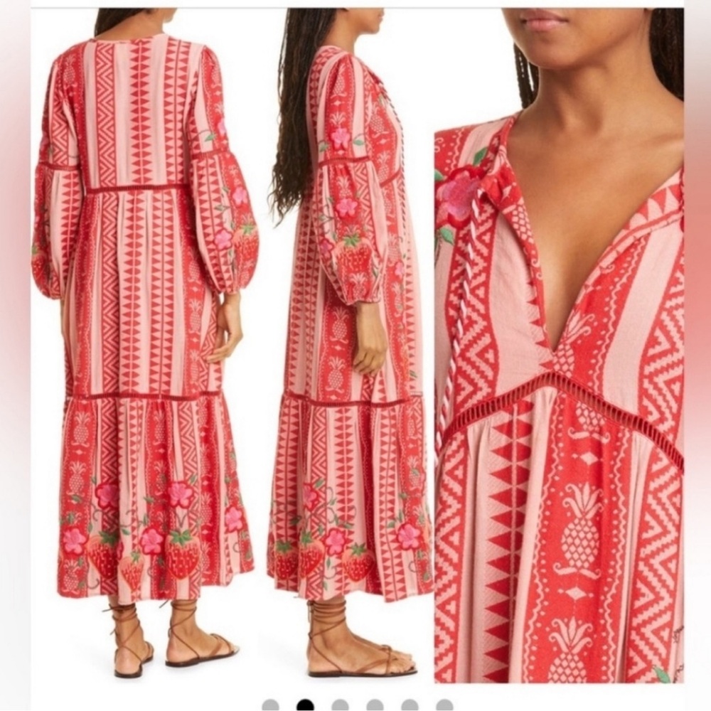 FARM Rio Tropical Maxi Dress NWT